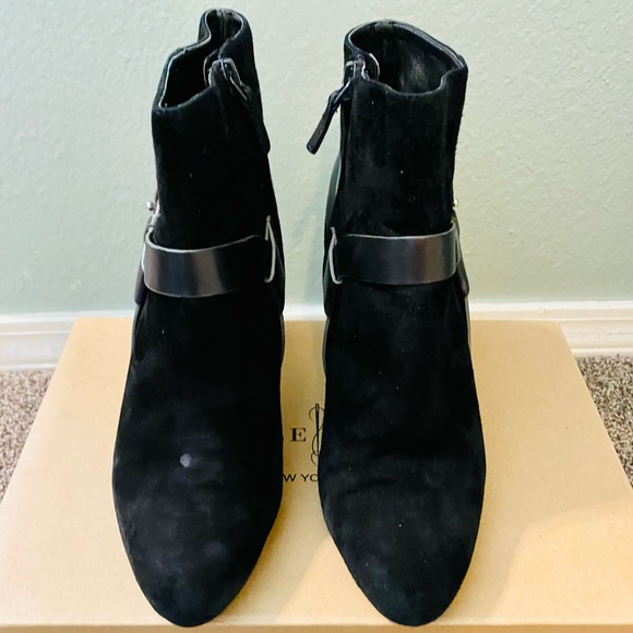 Cole Haan NikeAir Black Suede Calico Booties - Picture 8 of 17